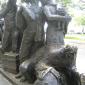 Ecco una statua che ne commemora le fatiche